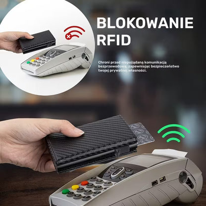 SMART FUZE - Nowoczesny Portfel z Wysuwem Kart